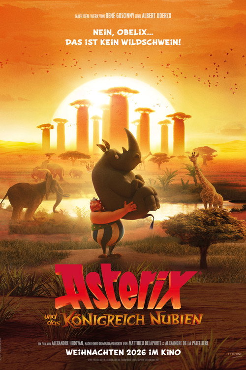 Filmposter: ASTERIX UND DAS KÖNIGREICH NUBIEN