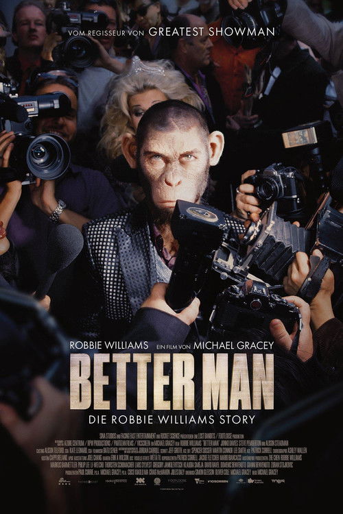 Filmposter: BETTER MAN – DIE ROBBIE WILLIAMS STORY