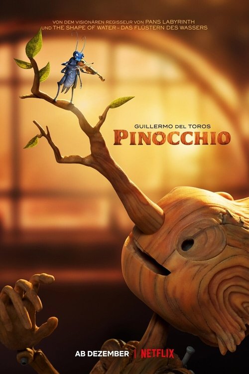 Filmposter: GUILLERMO DEL TOROS PINOCCHIO